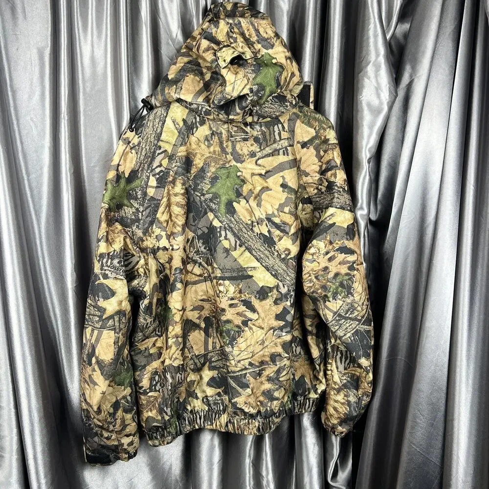 Scent Blocker Plus Frontier Mens XL Jacket Realtree Camo Zip Removable Hood Hunt